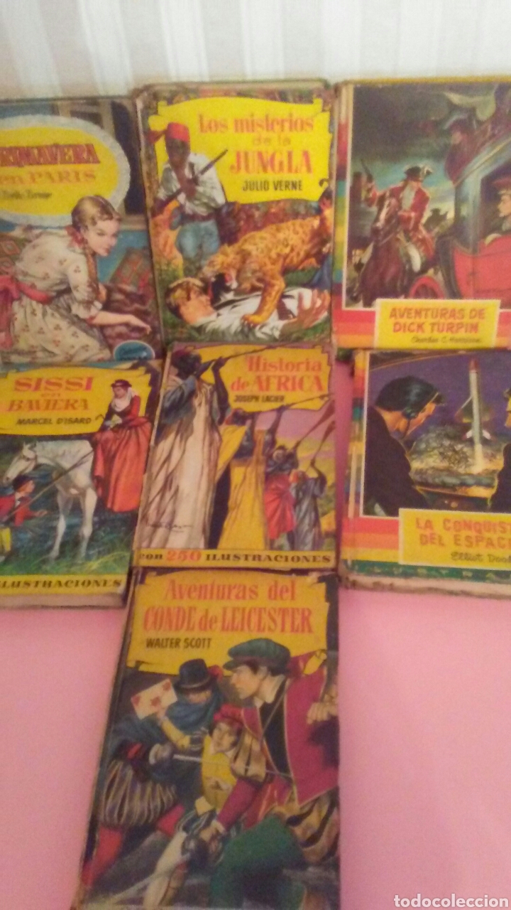 Libri di seconda mano: Lote de7 tomos de cuentos infantilel-juveniles de editorial Bruguera a&ntilde;os 60