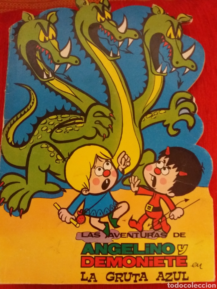 Libros de segunda mano: LAS AVENTURAS DE ANGELINO Y DEMONIETE EN LA GRUTA AZUL