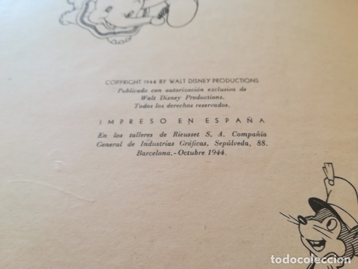 Libros de segunda mano: Dumbo - Walt Disney - 1944 - Foto 4