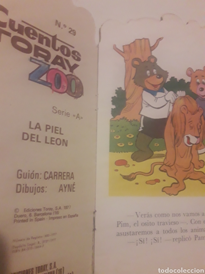 Libros de segunda mano: la piel del leon cuento troquelado toray - Foto 2