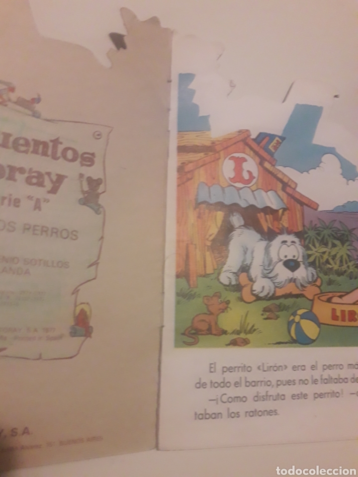 Libros de segunda mano: Los dos perros cuento troquelado toray - Foto 2
