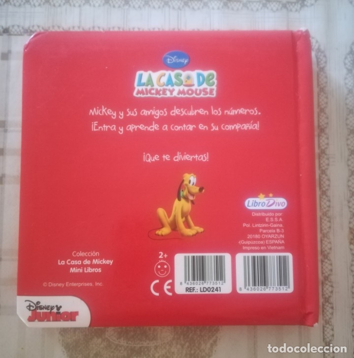 Libros de segunda mano: Los n&uacute;meros. Del 1 al 14 - La casa de Mickey Mouse - Foto 2