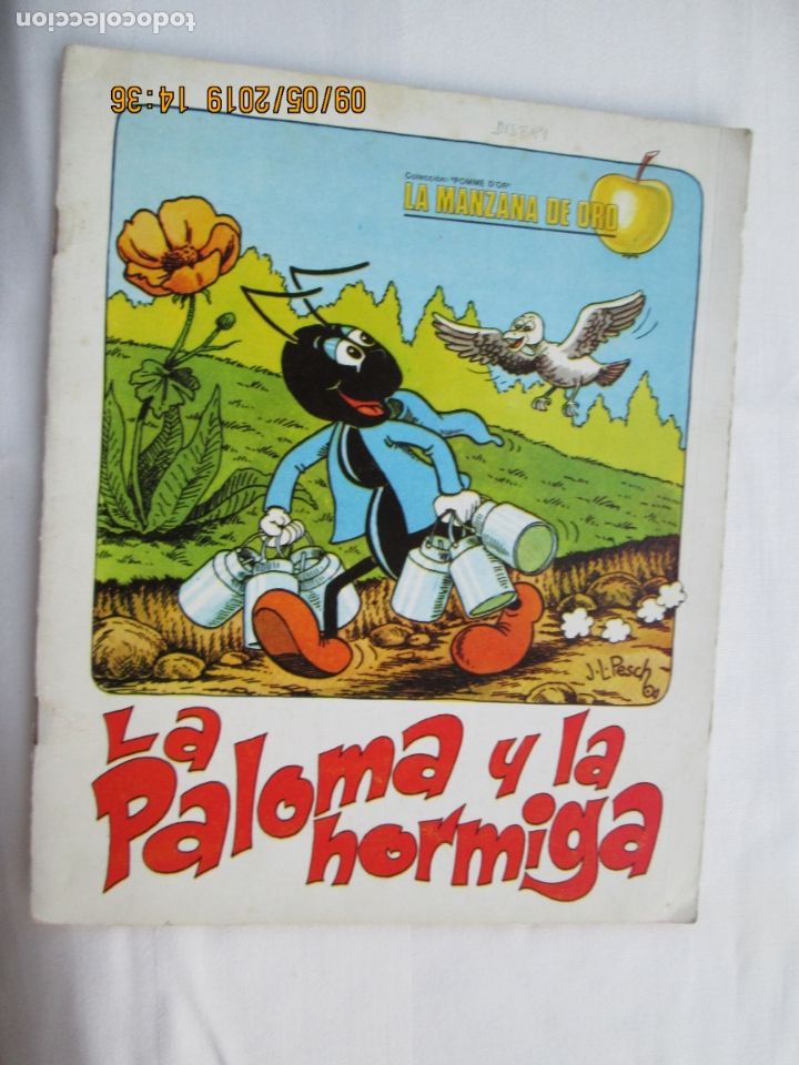 Gebrauchte B&uuml;cher: CUENTO LA PALOMA Y LA HORMIGA - COLECCI&Oacute;N MANZANA DE ORO - A&Ntilde;O 1981.