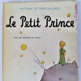 LIBRO-EL PRINCIPITO- LE PETIT PRINCE EN FRANCES, AÑO 1962, DE ANTOINE DE SANT EXUPERY,RARA EDICION