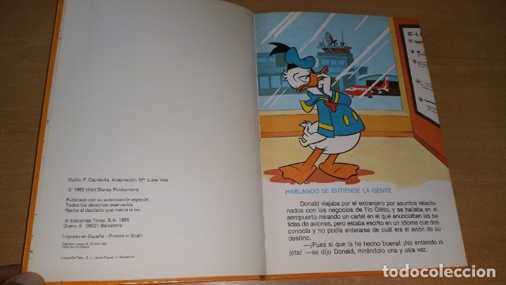 Libros de segunda mano: REFRANES DISNEY TOMO 5 Ed TORAY 1985 - Foto 3