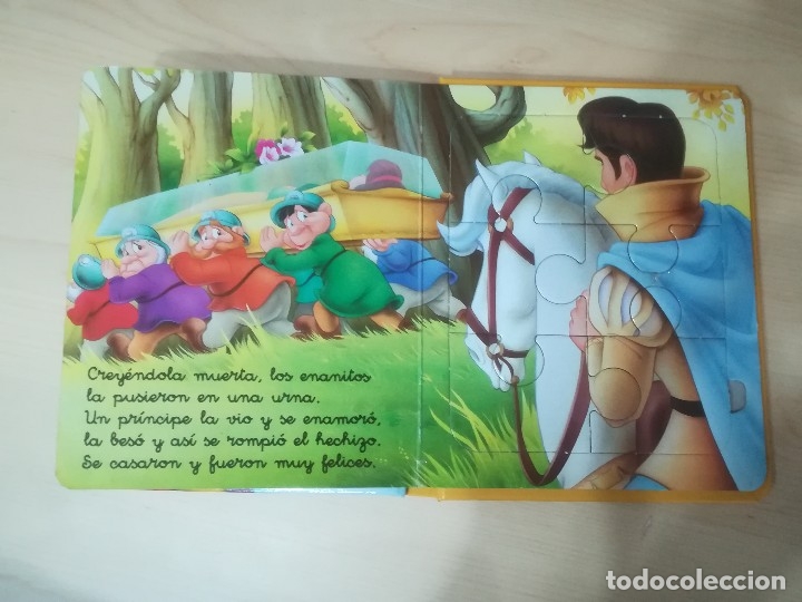 Libros de segunda mano: CUENTO PUZZLE PUZLE BLANCANIEVES. CON 6 PUZLES - Foto 9