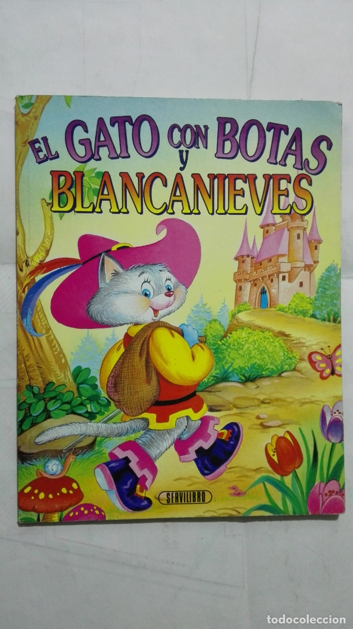 Libros de segunda mano: CUENTO EL GATO CON BOTAS Y BLANCANIEVES, SERVILIBRO - Foto 1