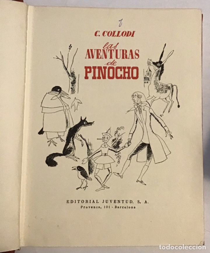 Libros de segunda mano: Las aventuras de Pinocho - Foto 2