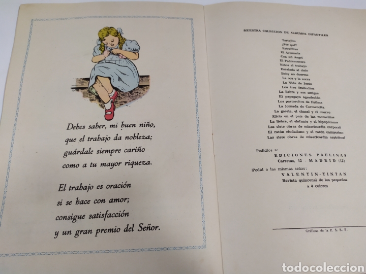 Libros de segunda mano: Cuento infantil ediciones Paulinas a&ntilde;o 1958 - Foto 9