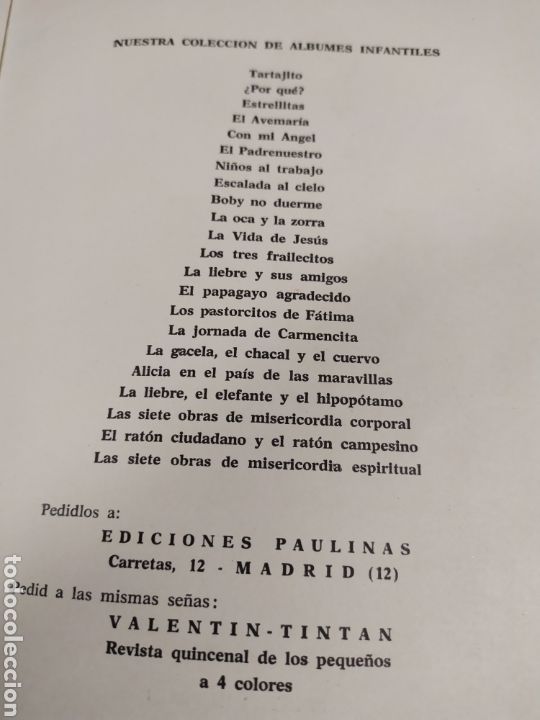 Libros de segunda mano: Cuento infantil ediciones Paulinas a&ntilde;o 1958 - Foto 10