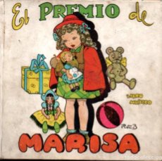 Libros de segunda mano: LEONOR DEL CORRAL : LIBRO MUÑECO EL PREMIO DE MARISA (MOLINO, 1958) ILUSTRADO POR PILI BLASCO
