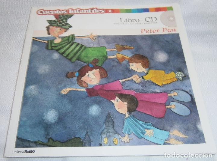 Libros de segunda mano: cuentos infantiles Libro+cd   Peter Pan  n&ordm;2 - Foto 1