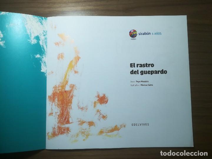 el rastro del guepardo sirabun edelvives cuento - Comprar Libros de