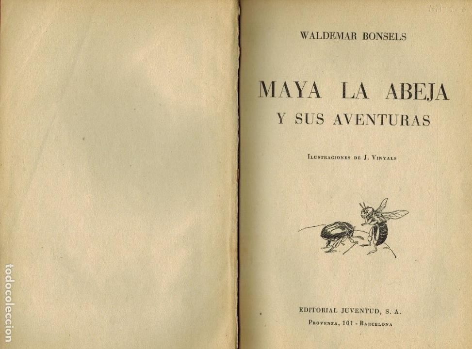 Libros de segunda mano: MAYA LA ABEJA Y SUS AVENTURAS - Foto 1