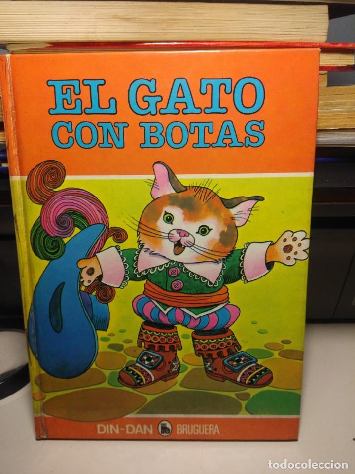 Libros de segunda mano: EL GATO CON BOTAS ( DIN-DAN BRUGUERA ) - Foto 1
