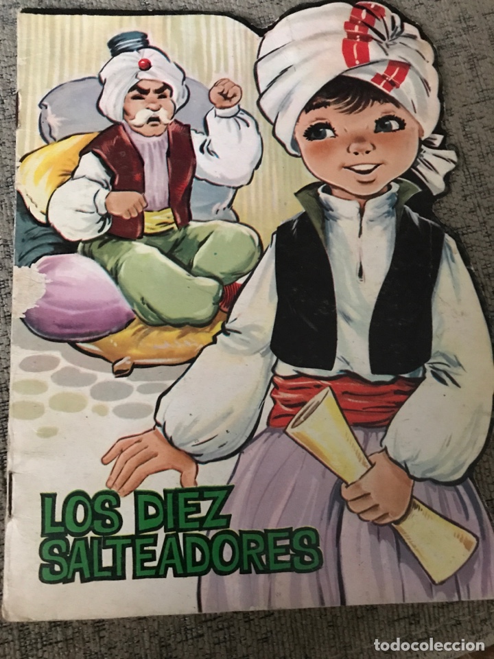 Libros de segunda mano: Cuento troquelado - los D&iacute;ez salteadores 1968