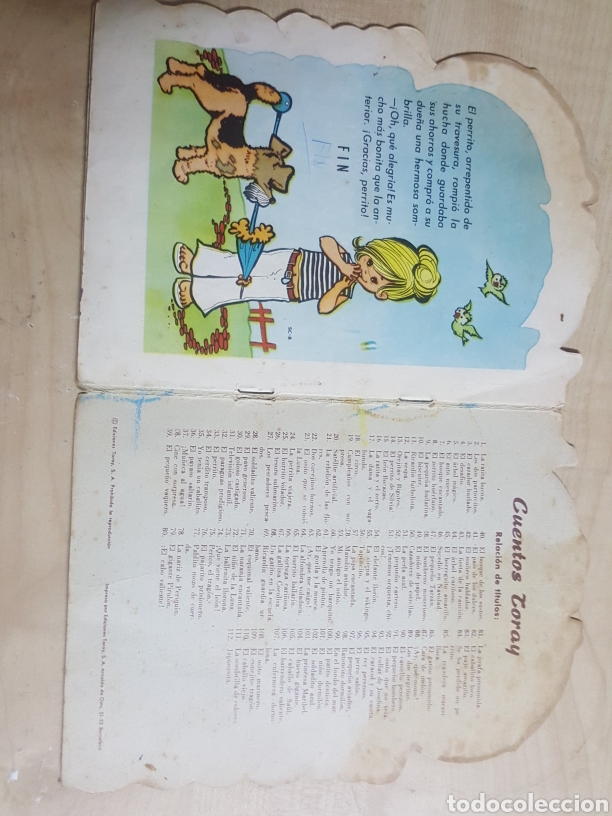 Libros de segunda mano: Cuento antiguo La sombrilla de colores editorial Toray - Foto 3