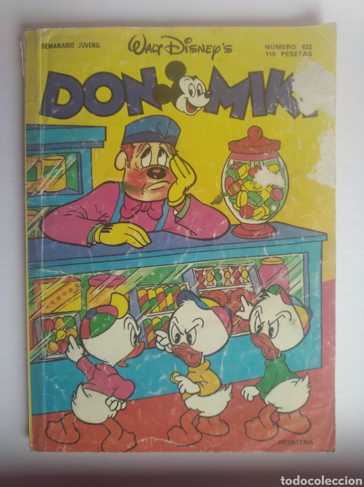 Libros de segunda mano: Don Miki semanario juvenil numero 632 a&ntilde;o 1988