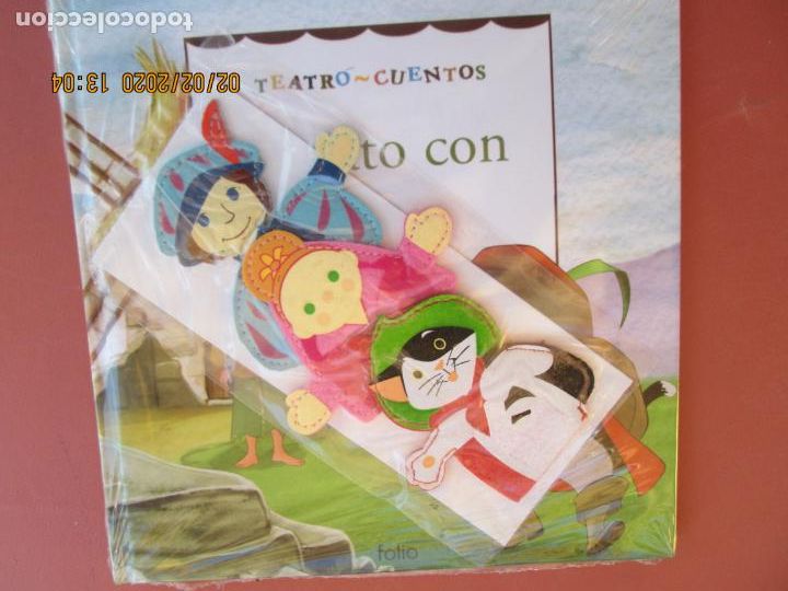 Libros de segunda mano: EL GATO CON BOTAS - CUENTO-TEATRO  PARA REPRESENTAR - ED. FOLIO - PRECINTADO. - Foto 2