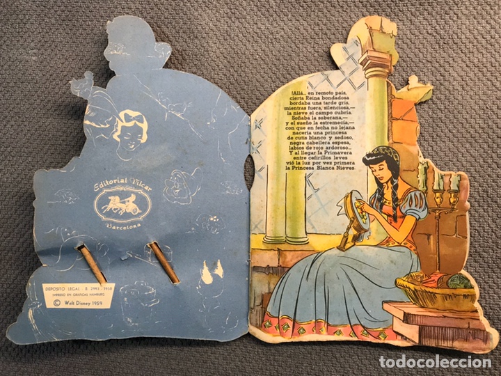 Antiguos cromos troquelados - Antique embossed stickers: Personajes de  BLANCANIEVES de Sin autor: (1950) Manuscrito