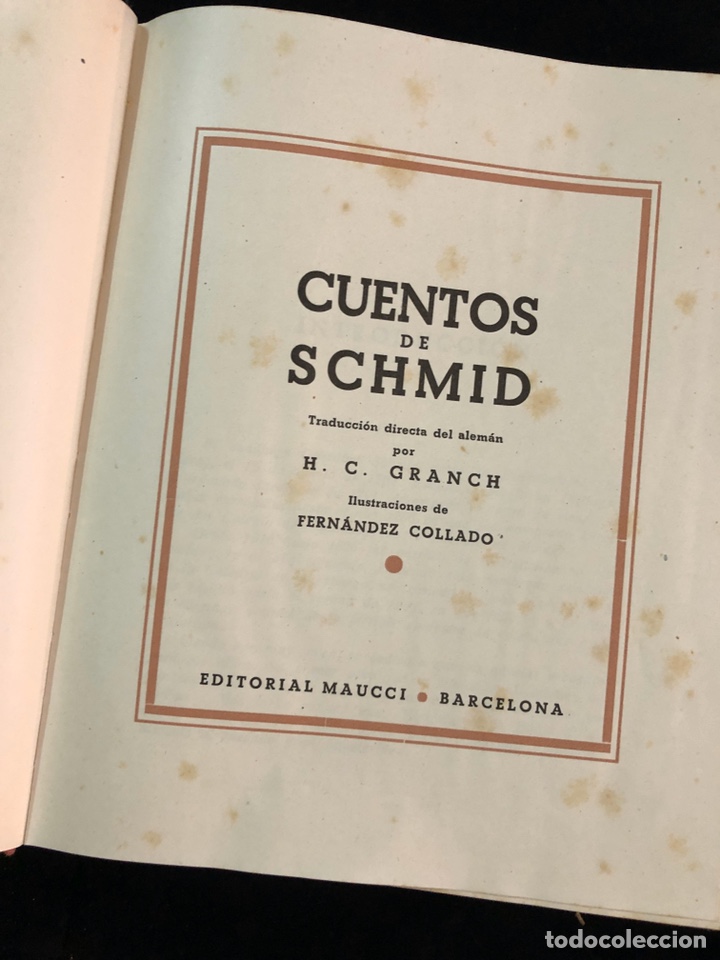 Libros de segunda mano: SCHMID CUENTOS - Foto 2