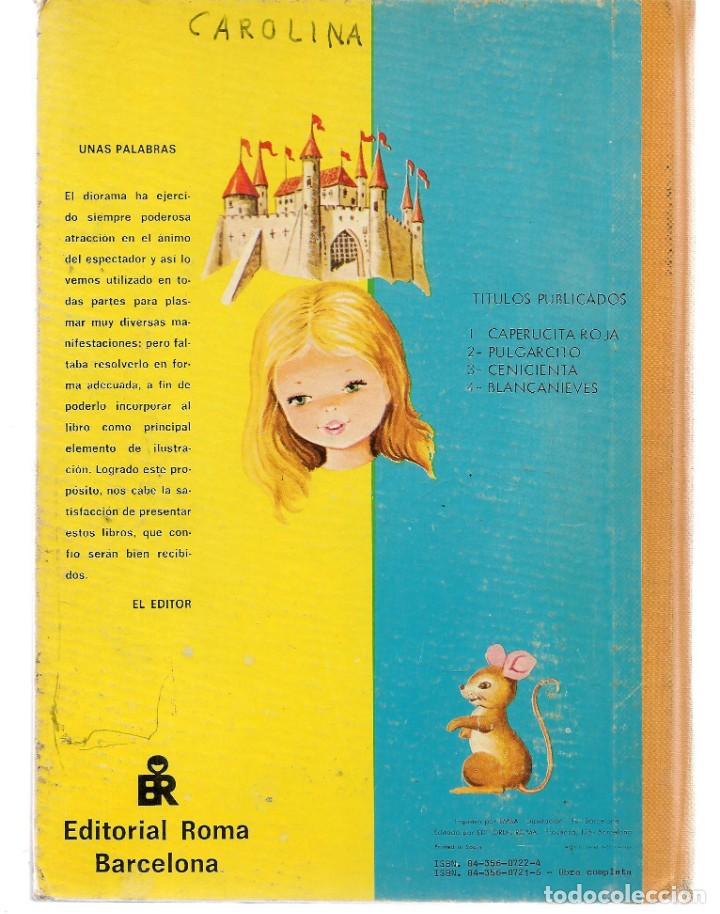 Libros de segunda mano: CENICIENTA. LIBRO DIORAMA. EDITORIAL ROMA. (M/I) - Foto 2
