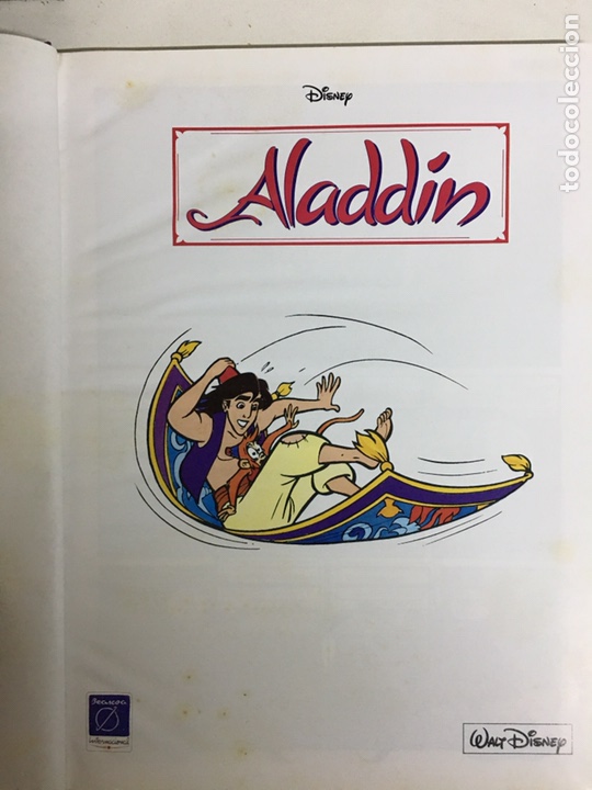 Libros de segunda mano: Libro Aladdin - Catalan y Ingles - Walt Disney - Foto 2