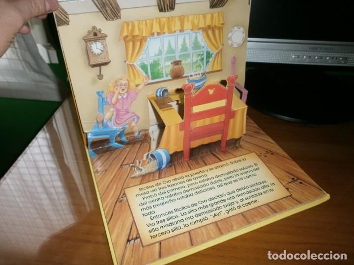 Libros de segunda mano: CUENTO POP-UP - RICITOS DE ORO - LIBRO VIVO - EDITORIAL LIBSA, S.A., 1995. - Foto 3