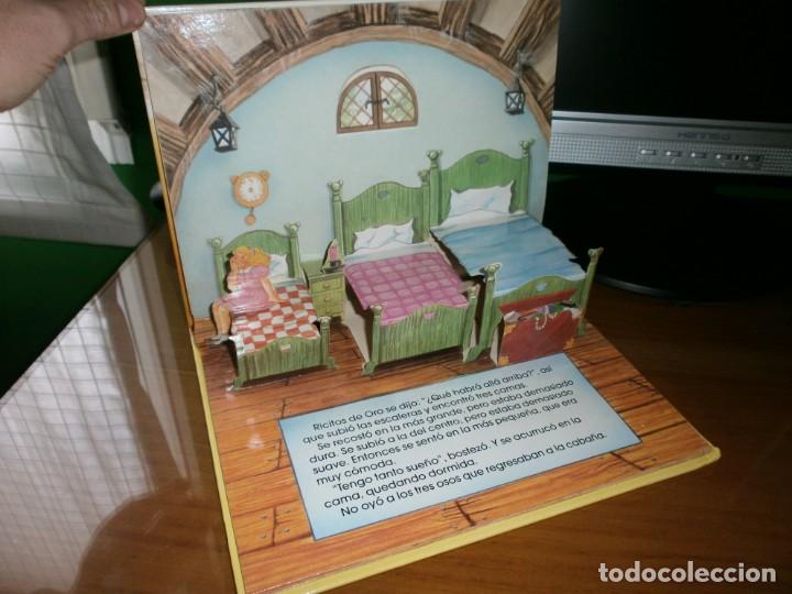 Libros de segunda mano: CUENTO POP-UP - RICITOS DE ORO - LIBRO VIVO - EDITORIAL LIBSA, S.A., 1995. - Foto 4