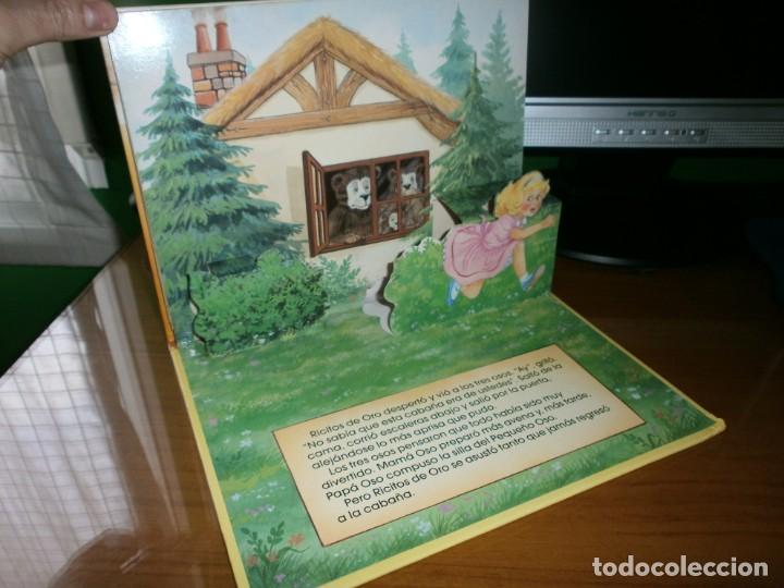 Libros de segunda mano: CUENTO POP-UP - RICITOS DE ORO - LIBRO VIVO - EDITORIAL LIBSA, S.A., 1995. - Foto 7