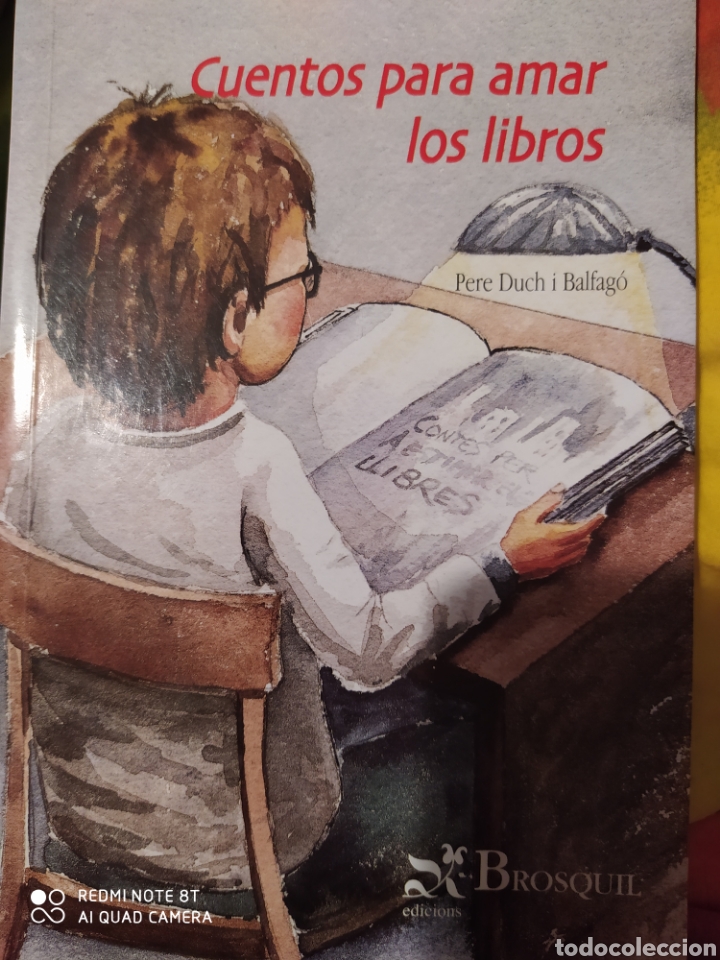 Libri di seconda mano: CUENTOS PARA AMAR LOS LIBROS. PERE DUCH I BALFAG&Oacute;. ILUSTRACIONES VICENT ROM&Aacute;N. BROSQUIL. R&Uacute;STICA CON