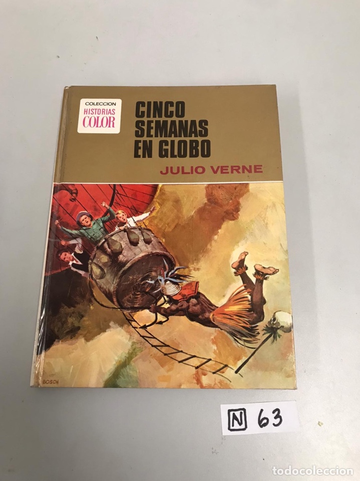 Libros de segunda mano: Cinco Semanas En Globo - Foto 1