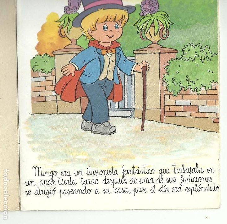 Libros de segunda mano: Cuento troquelado. Mingo el ilusionista. 1990. EDIVAS. - Foto 2