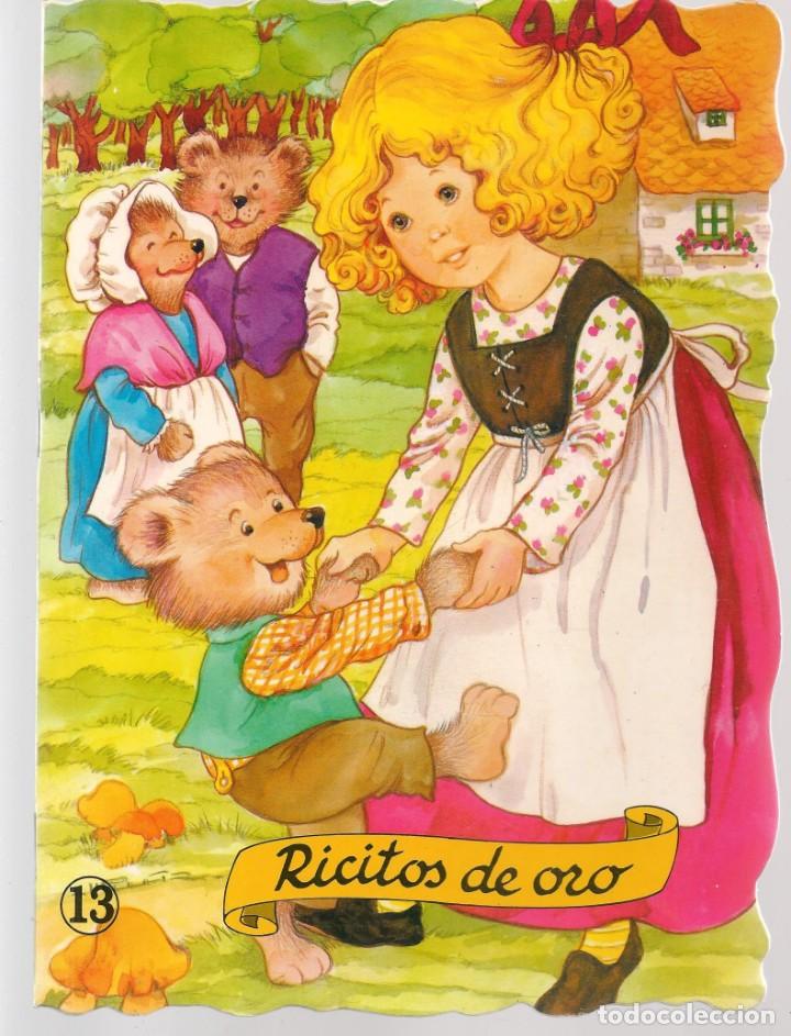 Libros de segunda mano: CUENTO TROQUELADO. RICITOS DE ORO.COBEL EDITORIAL, 2003. (Z/C5)
