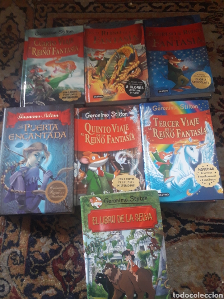 Libros de segunda mano: Lote de 7 libros de Jer&oacute;nimo Stilton - Foto 1