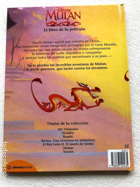 Libros de segunda mano: Mulan / El libro de la pel&iacute;cula / Disney / - Foto 2