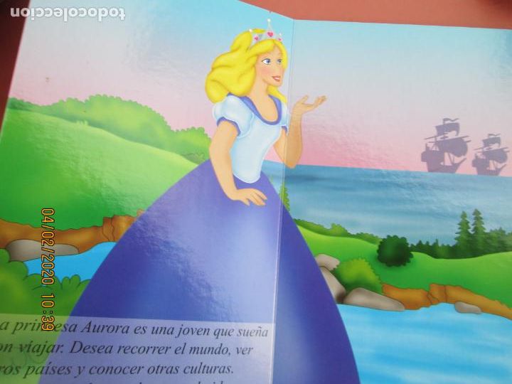 Libros de segunda mano: PRINCESAS ,LA PRINCESA AURORA  - EDICIONES SALDA&Ntilde;A 2007  CARTON&Eacute; - Foto 2