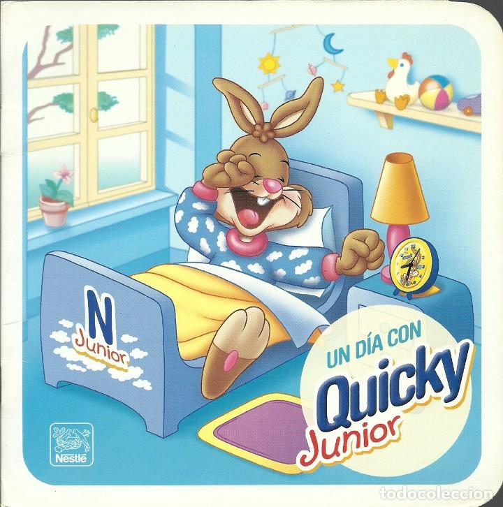 Libros de segunda mano: Un d&iacute;a con Quicky Junior. Nestle PROMO - Foto 1