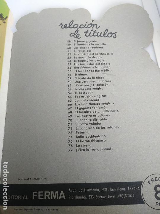 Libros de segunda mano: CUENTO TROQUELADO: EL BARON CHISMOSO. EDITORIAL FERMA - Foto 2