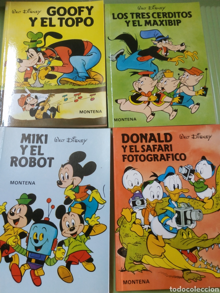 Libros de segunda mano: MI PRIMER LIBRO WALT DISNEY 4 TITULOS. COMPLETA
