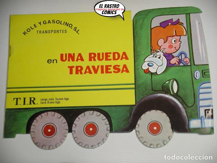 Libros de segunda mano: Una rueda traviesa, Troquelados gira gira n&ordm; 1, ed. Galaor / Plancton 1969, Kole Gasolino