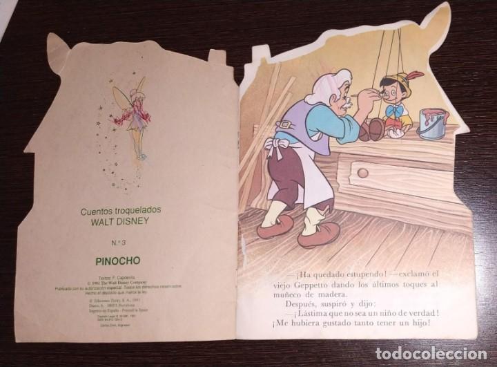 Libros de segunda mano: CUENTO TROQUELADO PINOCHO, WALT DISNEY. - Foto 2