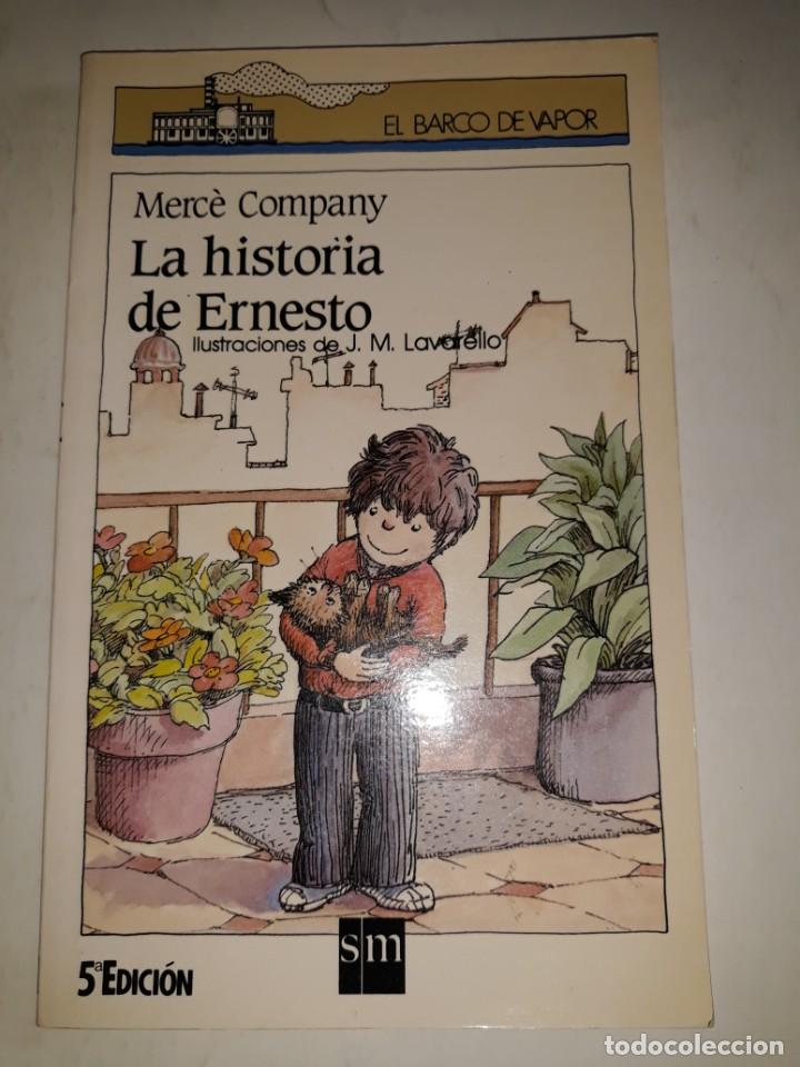 Libros de segunda mano: LA HISTORIA DE ERNESTO, SOBRE ADOPCI&Oacute;N, PREMIO GENERALITAT CATALU&Ntilde;A 1985, ILUSTRADO,