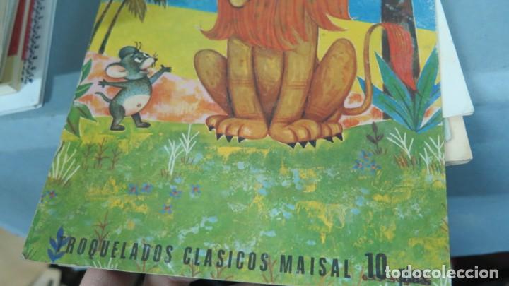 Libros de segunda mano: CUENTO TROQUELADO. EL LEON GENEROSO Y EL RATON AGRADECIDO - Foto 2