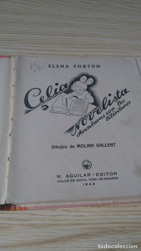 Libros de segunda mano: Celia novelista 1942 - Foto 4