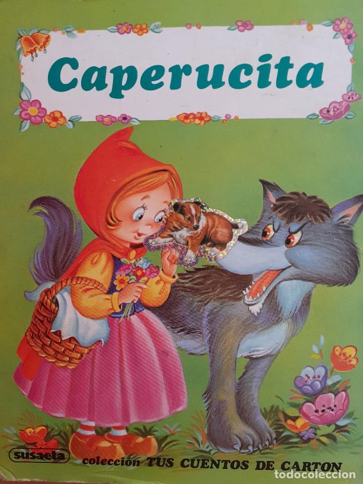 Libros de segunda mano: CAPERUCITA CLASICAS ILUSTRACIONES A TODO COLOR.HOJAS DURAS FACIL LIMPIAR