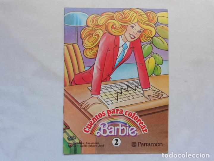 Libros de segunda mano: BARBIE 2 - CUENTOS PARA COLOREAR - PARRAMON - 1985 - Foto 1