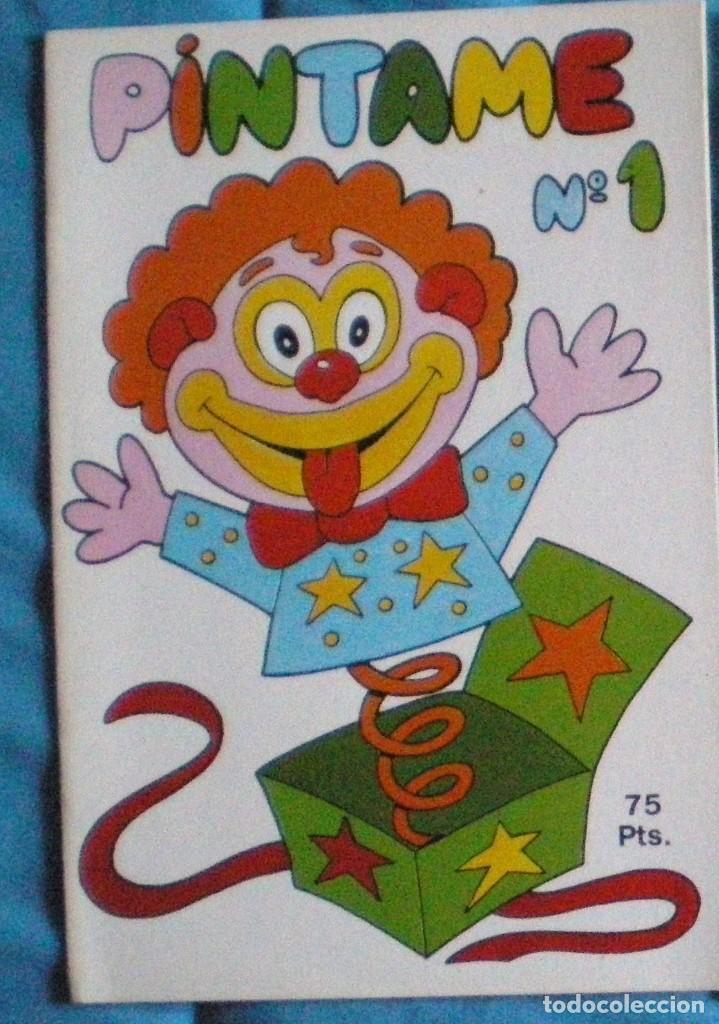 Libros de segunda mano: 6 unidades cuaderno colorear colecci&oacute;n p&iacute;ntame B&P 1986 n&ordm; 1-3-4-6-7-8 nuevos