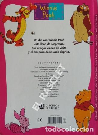 Libros de segunda mano: ANTIG&Uuml;O CUENTO UN DIA CON WINNIE POOH - Foto 3