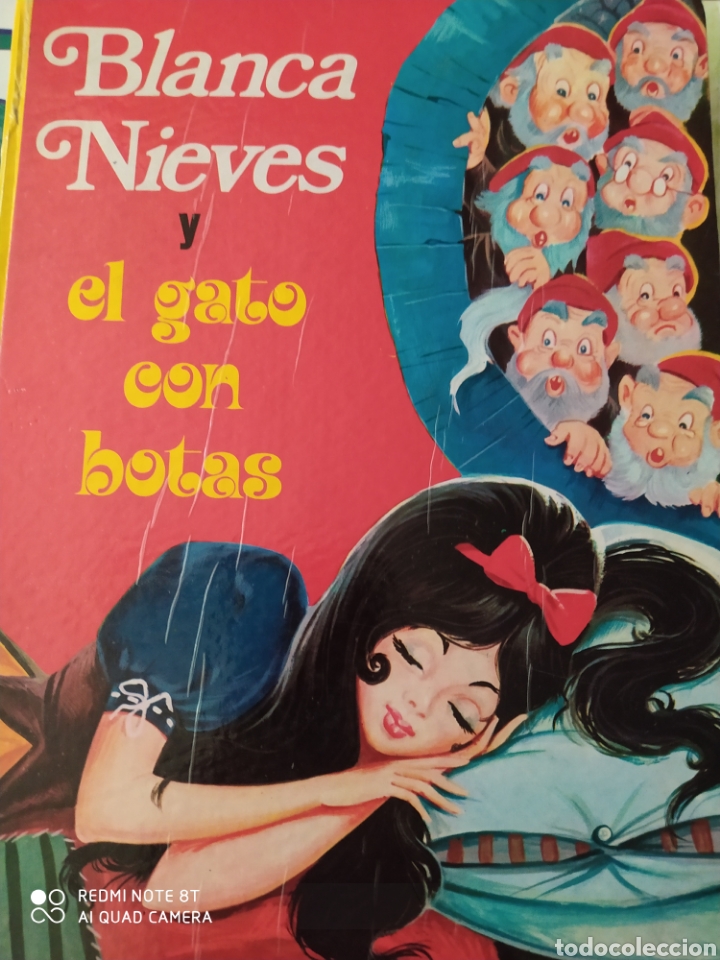 Gebrauchte B&uuml;cher: BLANCA NIEVES Y EL GATO CON BOTAS. COLECCI&Oacute;N INFANTIL TELEXITO. A&Ntilde;O 1972. CARTON&Eacute;. PESO 400 GR.